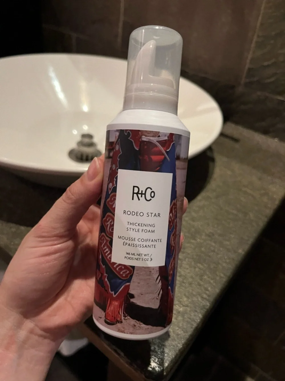 R+Co Rodeo Star Thickening Styling Foam Mousse Full Size 5 Ounces NWT